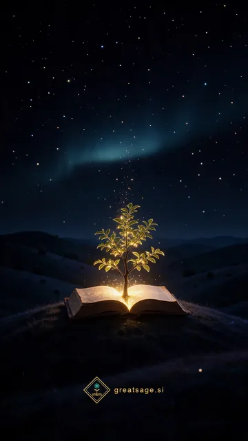 Book of stars — phone wallpaper